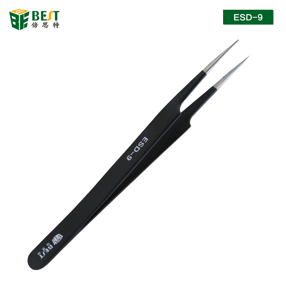 Eyelash Extension In Chinese - BST-ESD-9 Antistatische pincet Anatomische chirurgische antimagnetische