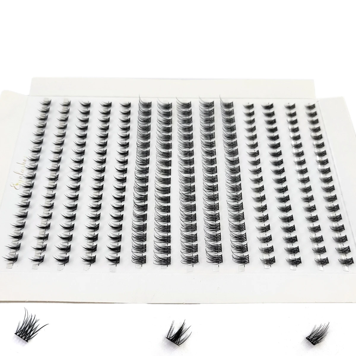 Eyelash Extension Anime - AMSDCN Bottom&Spiky Lashes Clusters Volume Individuele