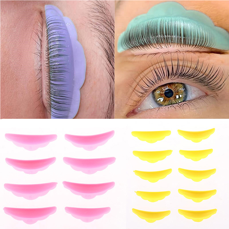 Eyelash Extension Repair - 5Pairs Lash Wimper Enten Siliconen Perm