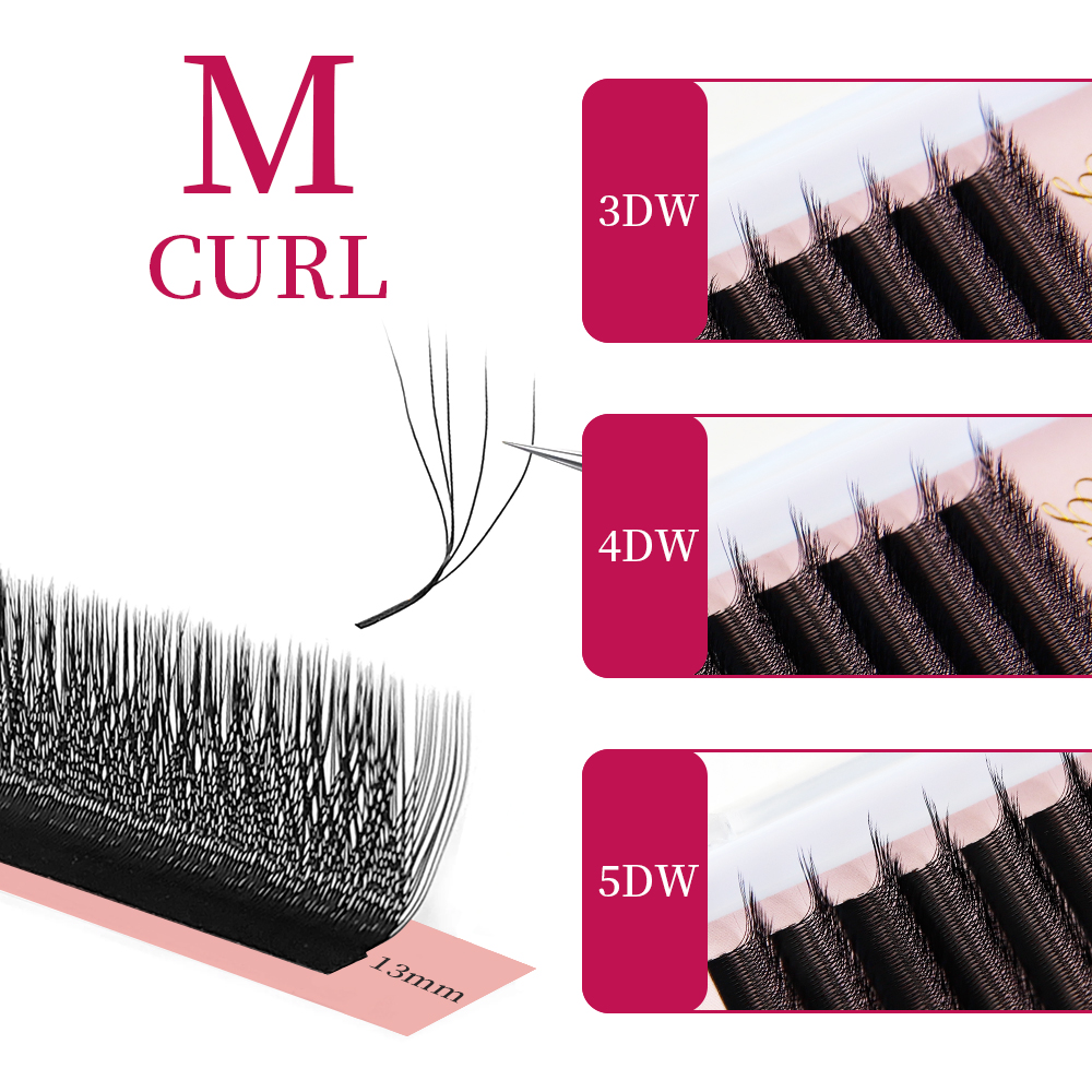 Individual Lash Tray - Godin W3D 4D 5D M Curl