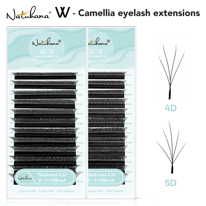 Individual Lash Tray - NATUHANA Camellia W Wimperextensions 3D 4D
