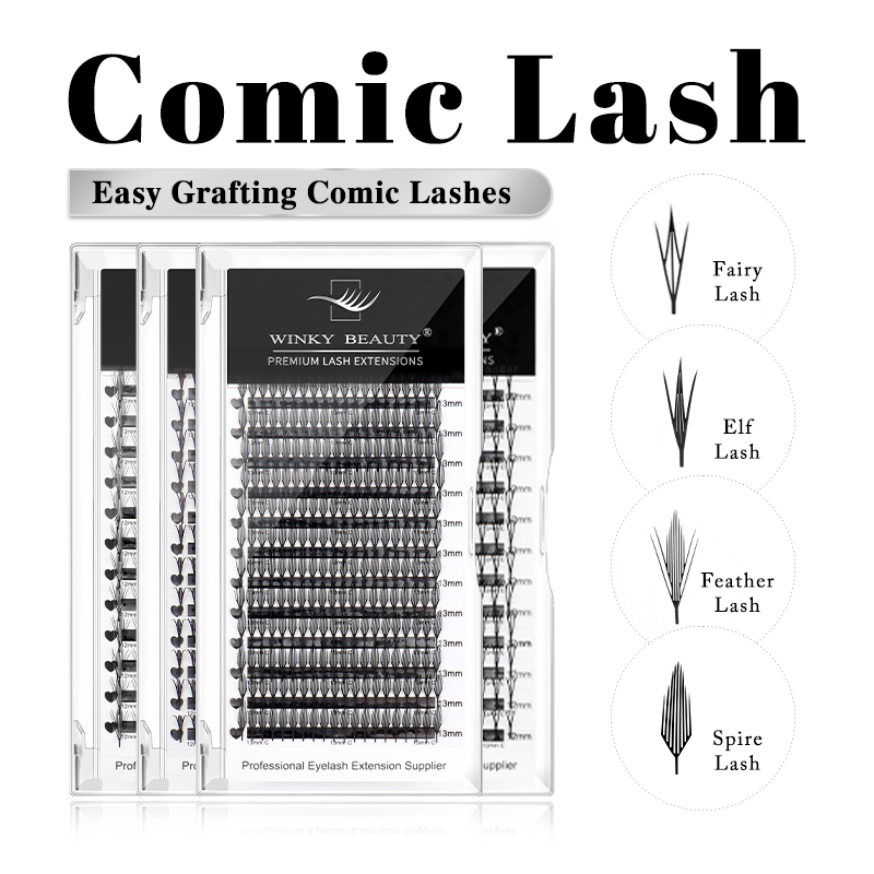 Winky Beauty Voorgemaakte Smal - Eyelash Extension Anime recensie en prijs