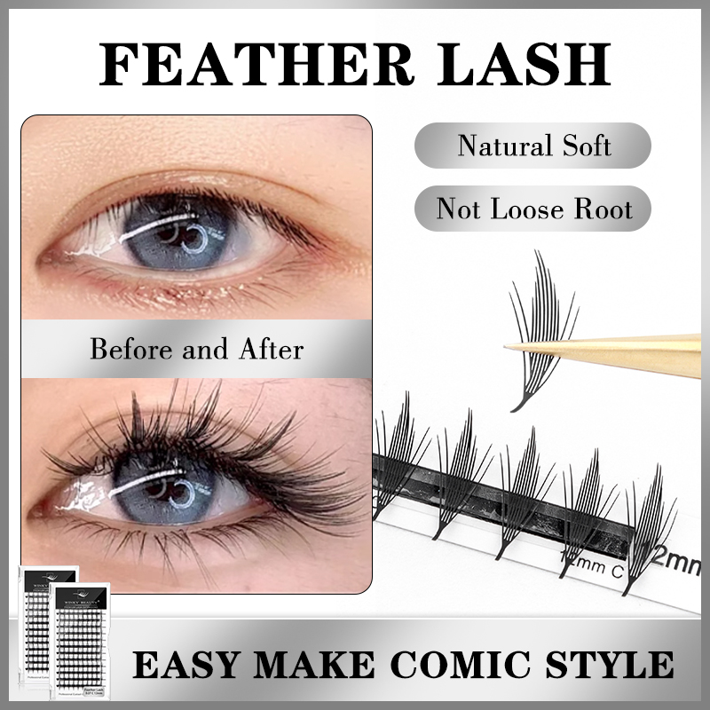 Winky Beauty Voorgemaakte Smal - Eyelash Extension Anime recensie en prijs