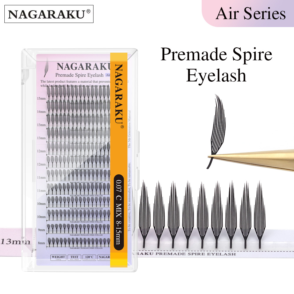 NAGARAKU Premade Spits Wimper  - Eyelash Extension Anime recensie en prijs