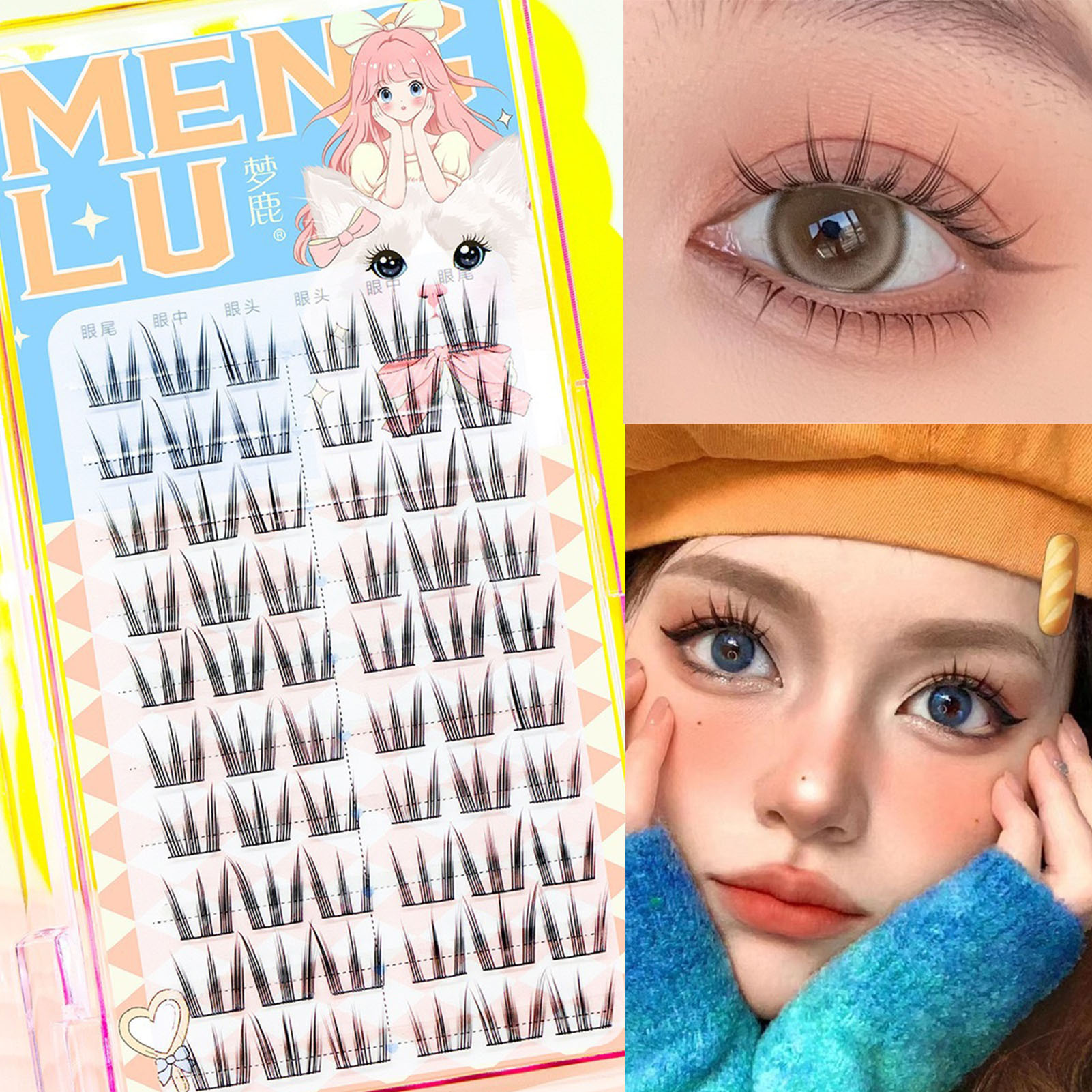 10 Rijen Zonnebloem Valse Wimp - Eyelash Extension In Chinese recensie en prijs