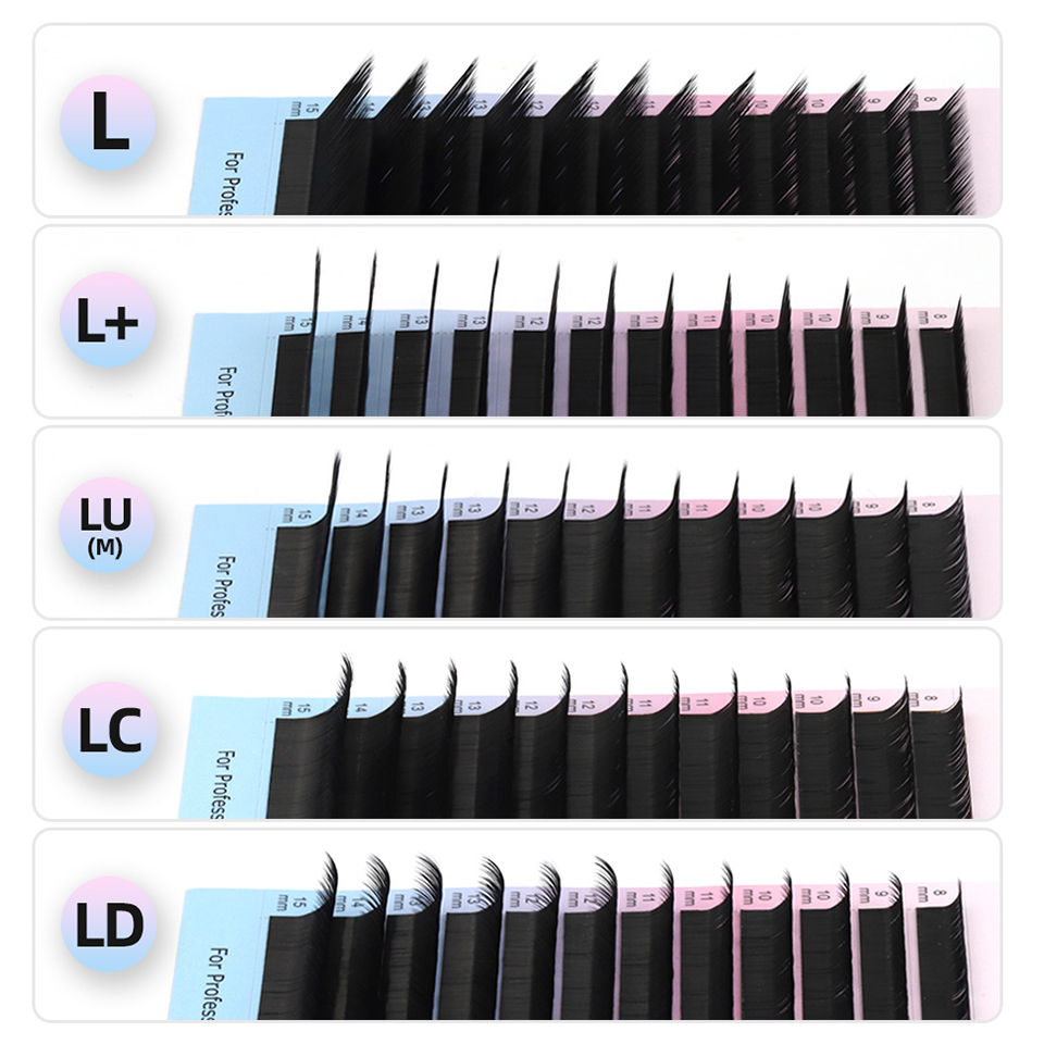 RUJADE L L+ LC LD LU(M) Krul I - Eyelash Extension Russian Volume recensie en prijs