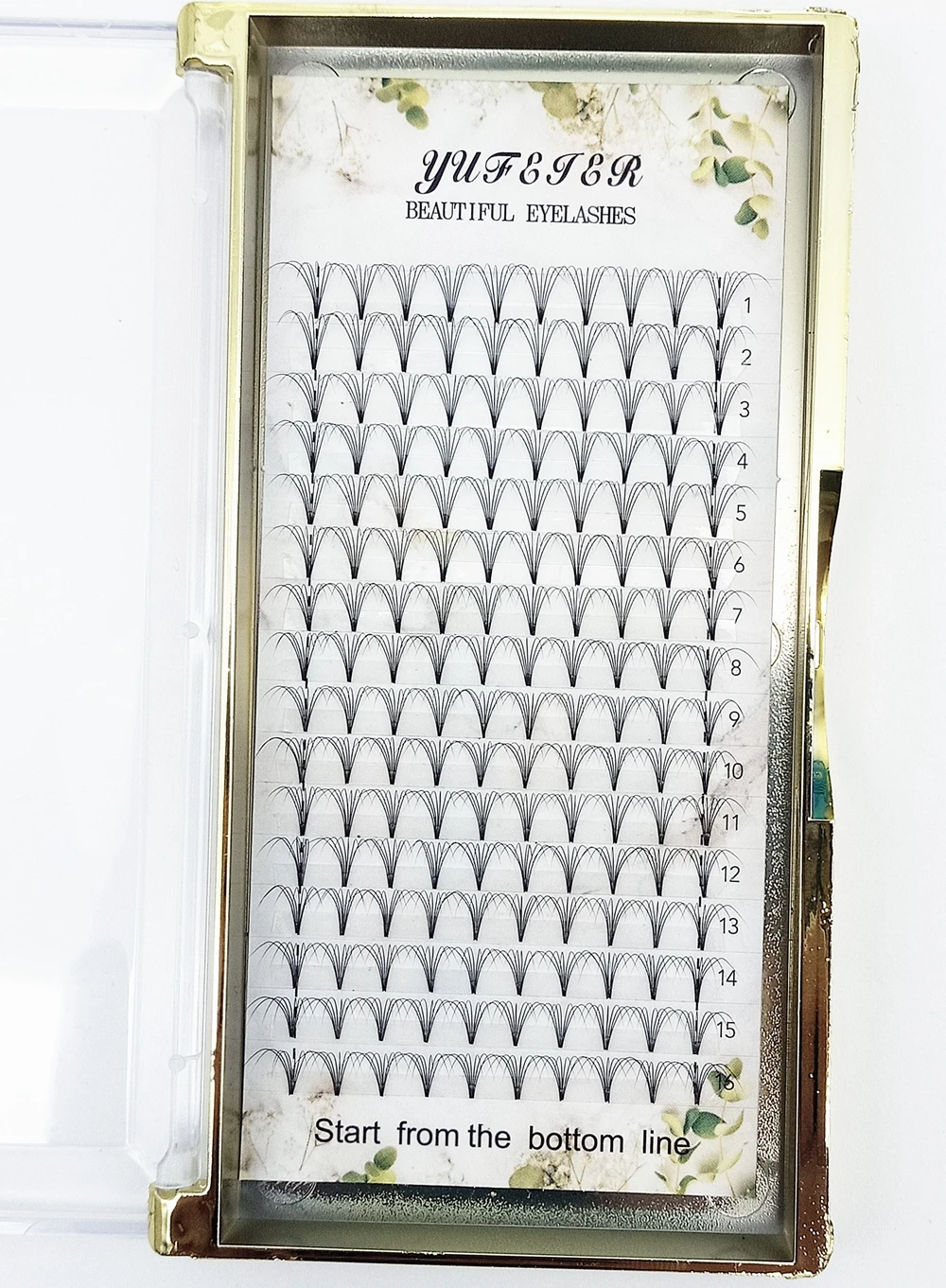 HBZGTLAD 16 Lijnen Voorgemaakt - Eyelash Extension Russian Volume recensie en prijs