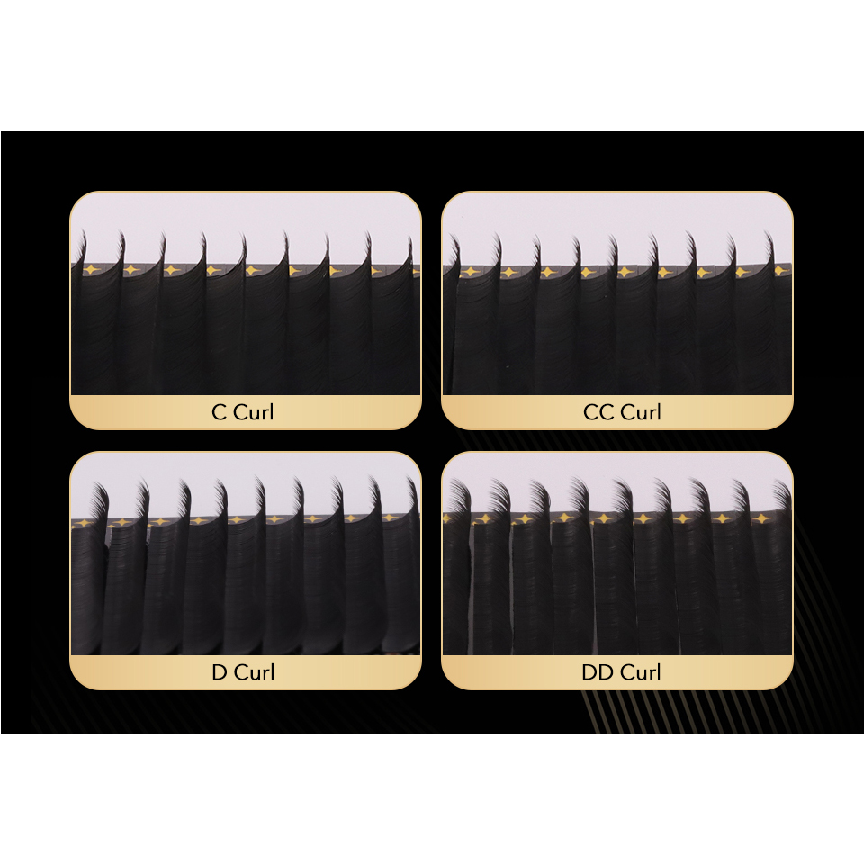10 Trays/Lot Kasjmier Wimper E - Individual Lash Tray recensie en prijs